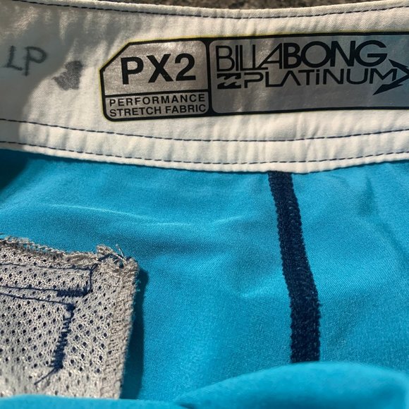 NWT BILLABONG Platinum PX2 Blue Swim Board Short 28/16 - Picture 9 of 9